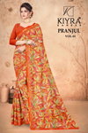 Pranjul Vol 1 By Kiyra Georgette Printed Daily Wear Saree Wholesale Online
